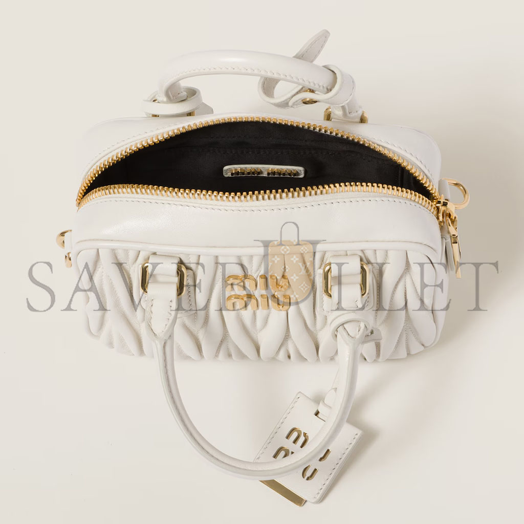 MIU MIU ARCADIE MATELASSÉ NAPPA LEATHER BAG 5BB123 (19*13*6cm) MIU MIU ARCADIE MATELASSÉ NAPPA LEATHER BAG 5BB123 (19*13*6cm)